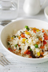 Rice with vegetables