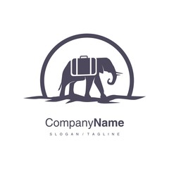 Obraz premium Vacation Travel logo icon vector