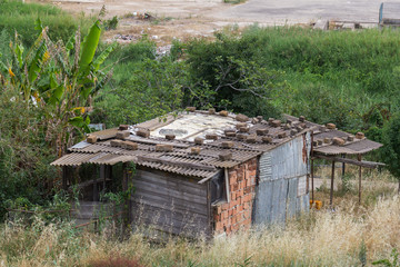 Shack in Sicily, near Agrigento