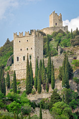 Fototapeta na wymiar Castello di Arco - Arco Castle (Trentino, Italy)