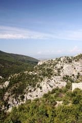 Naklejka premium Mountain scenery