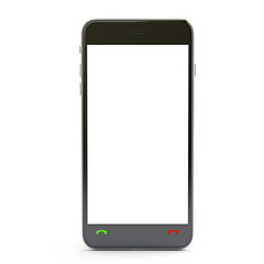 New Smartphone With White Screen