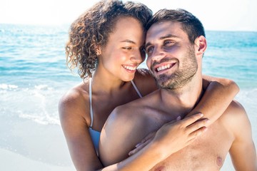 Fototapeta premium happy couple smiling