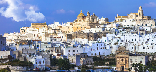 Ostuni - white city in Puglia, south of Italy