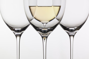Four glasses of wine