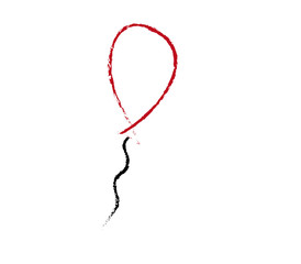 Kinderzeichnung Luftballon