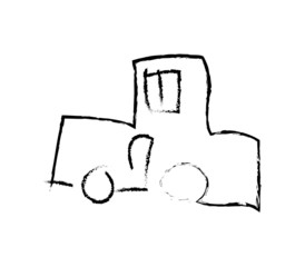 Kinderzeichnung Auto