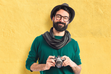 Man photographing