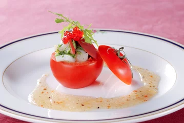 Crédence de cuisine en verre imprimé Apéritif à la tomate