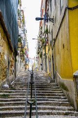 Flight of stairs in Old Lisbon