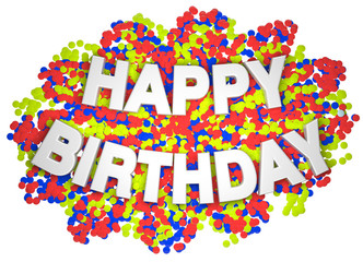 Happy birthday words.