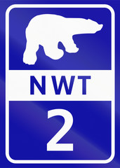 Shield of Northwest Territory highway number 2