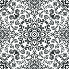 Abstract vector ethnic background seamless pattern