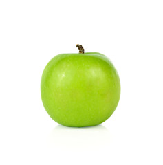 Green apple, isolated on white background