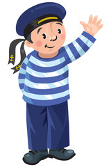 Happy sailor
