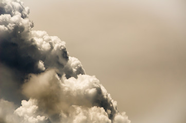 Clouds in blue sky