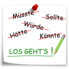 Post It Los Geht`s