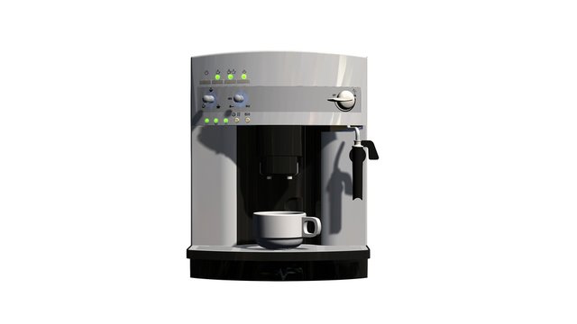 coffee machine isolated on white background