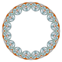 Abstract patterned frame