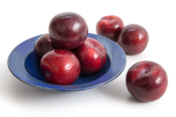 Rote Pflaumen