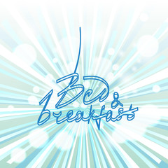 Fototapeta premium B B lettering