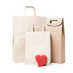 Paper Bag on white background