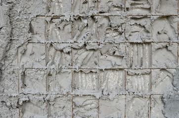 reinforced concrete walls within the styrofoam