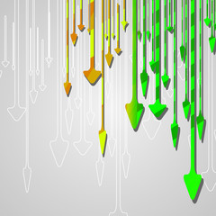 Arrow design background.