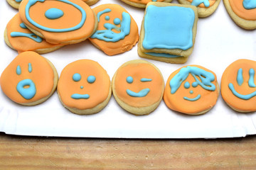 Galletas recubiertas de fondant
