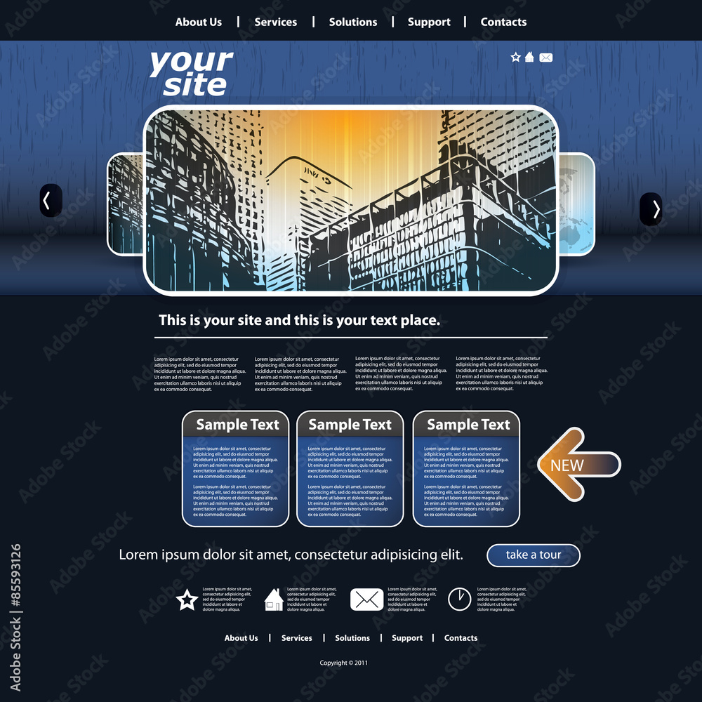 Canvas Prints website template