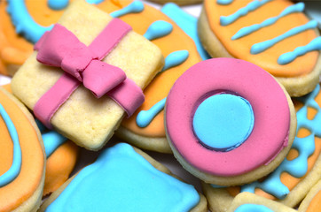 Galletas recubiertas de fondant