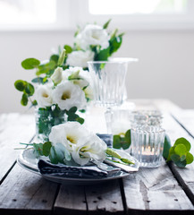 summer wedding table decoration