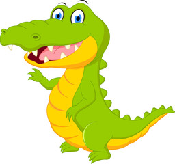 Obraz premium Happy crocodile cartoon