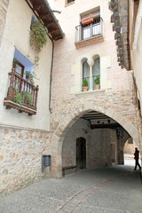 Fototapeta na wymiar Alquezar village Huesca Aragon Spain