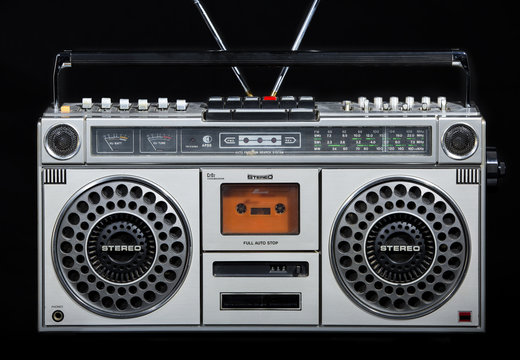 vintage ghettoblaster stereo