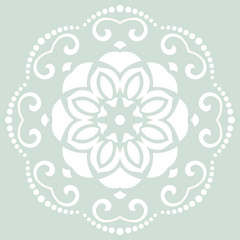 Orient Abstract Vector Pattern