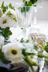summer wedding table decoration