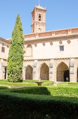 Courtyard of the famous Monasterio de Piedra