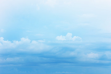 Clouds in the sky with the imagination of a child. 