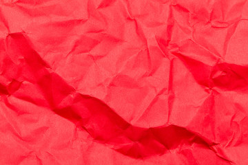 Red crumbled textured paper