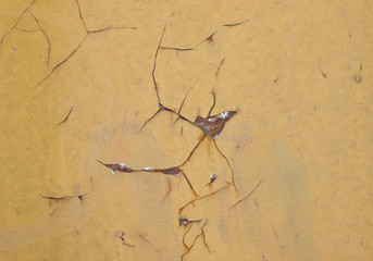 old paint on iron