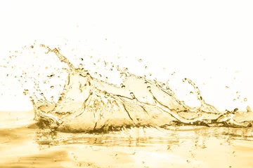Foto op Plexiglas white wine splash isolated on white background © kubais