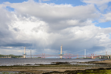 The Queensferry Crossing construction.