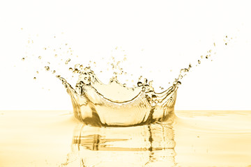 white wine splash