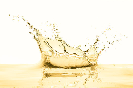 Fototapeta white wine splash as a celebration abstract