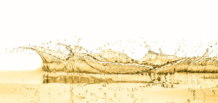 Naklejki white wine splash as a celebration abstract