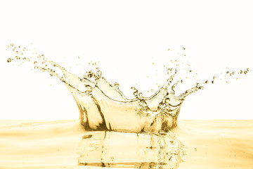 white wine splash as a celebration abstract