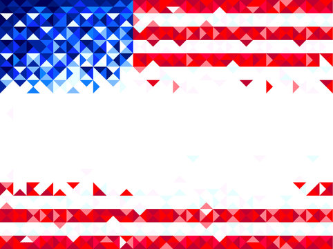 Fourth of July abstract background