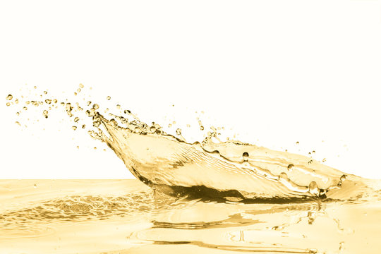 Naklejki white wine splash