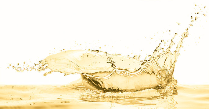 white wine splash